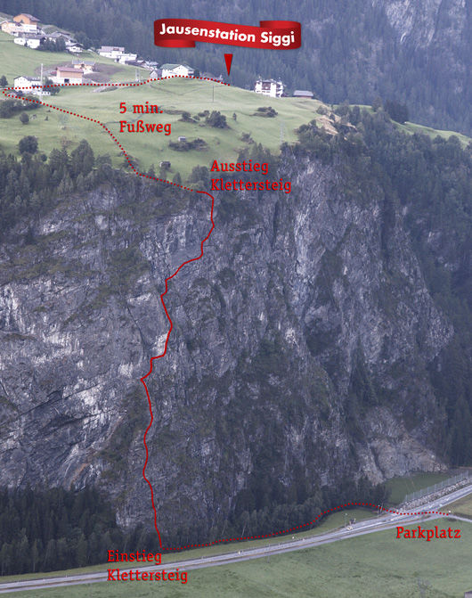 Reinhard Schiestl Klettersteig
